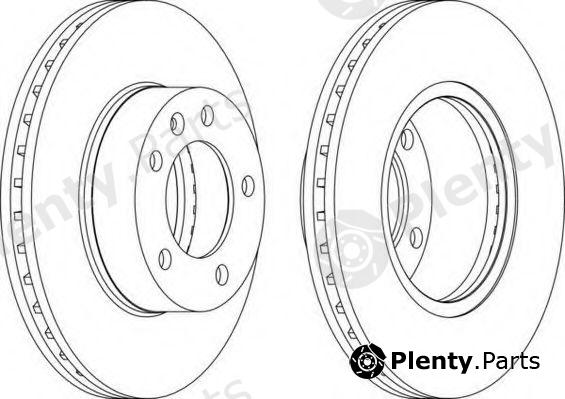  FERODO part DDF1217 Brake Disc
