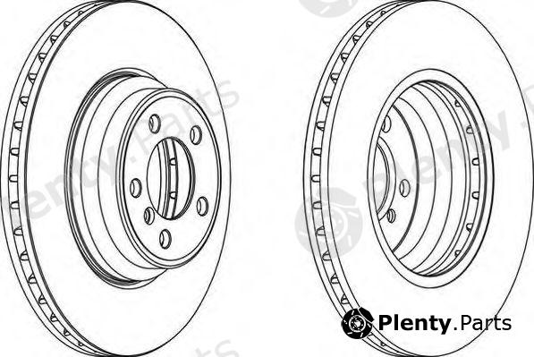  FERODO part DDF1245 Brake Disc