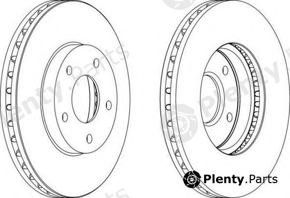  FERODO part DDF1249 Brake Disc