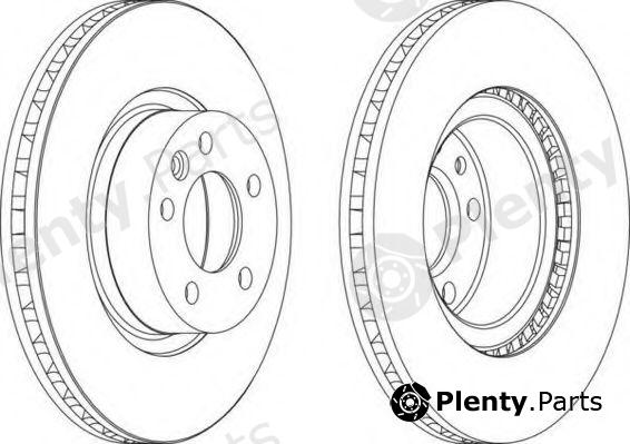  FERODO part DDF1254 Brake Disc