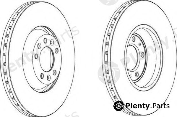  FERODO part DDF1274 Brake Disc