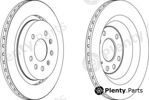  FERODO part DDF1289 Brake Disc