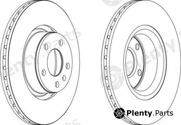  FERODO part DDF1291C Brake Disc