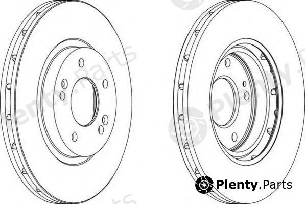  FERODO part DDF1292 Brake Disc