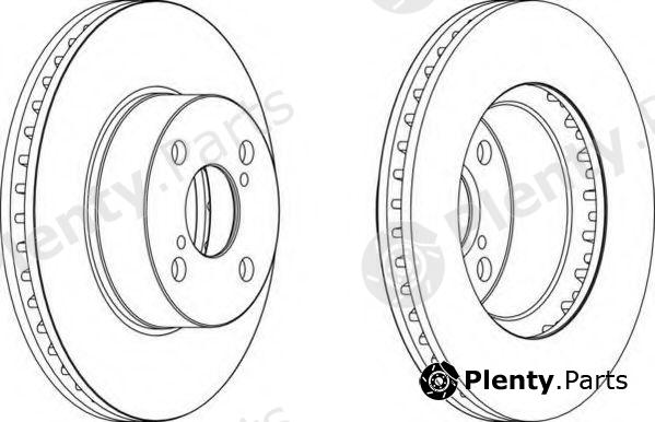  FERODO part DDF1294C-1 (DDF1294C1) Brake Disc