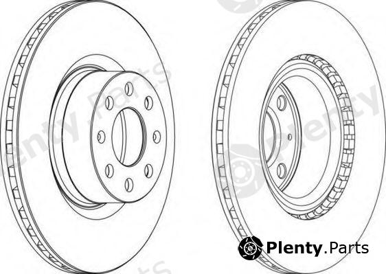  FERODO part DDF1298 Brake Disc