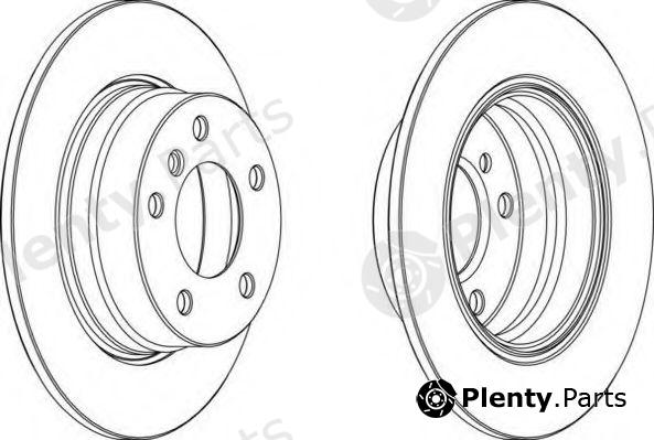  FERODO part DDF1303 Brake Disc