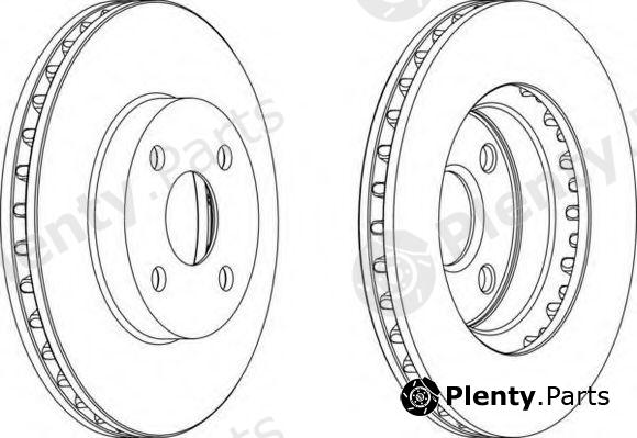  FERODO part DDF1309 Brake Disc
