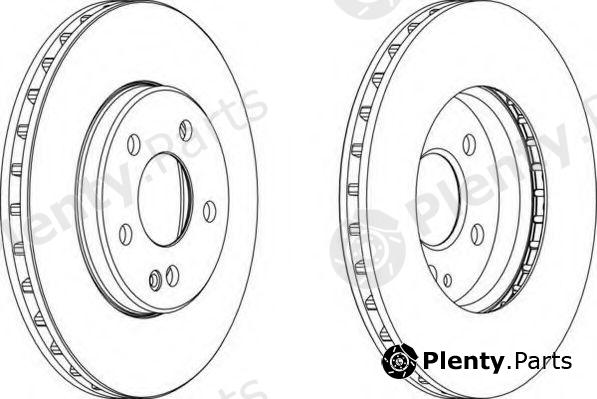  FERODO part DDF1316 Brake Disc