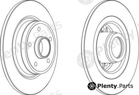  FERODO part DDF1364 Brake Disc