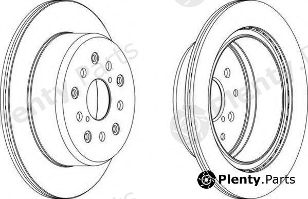  FERODO part DDF1375 Brake Disc