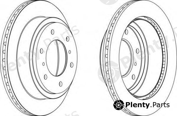  FERODO part DDF1385 Brake Disc