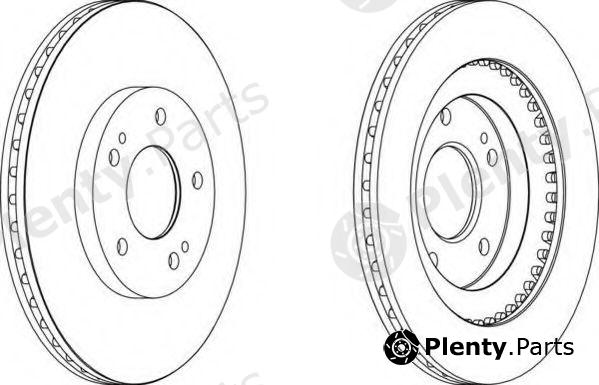 FERODO part DDF1399 Brake Disc