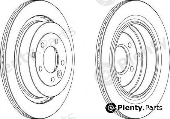  FERODO part DDF1433 Brake Disc