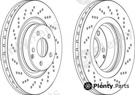  FERODO part DDF1458C Brake Disc