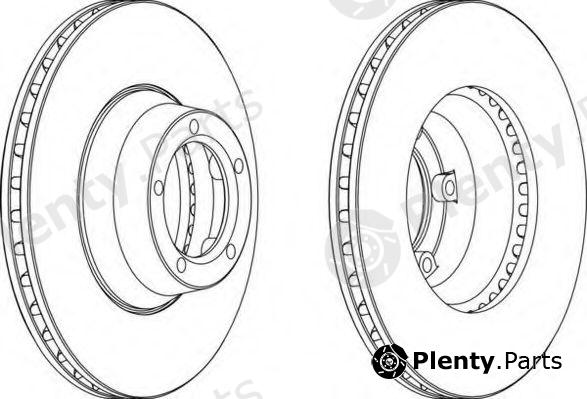  FERODO part DDF1461 Brake Disc