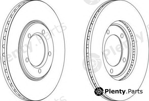  FERODO part DDF1471 Brake Disc