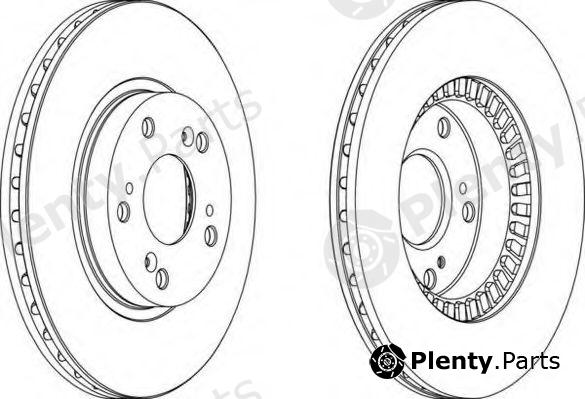  FERODO part DDF1496 Brake Disc