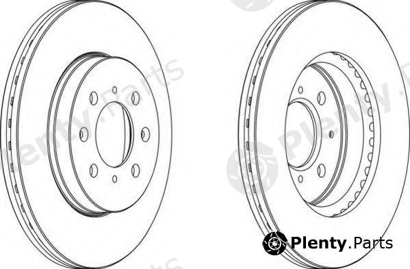  FERODO part DDF1510 Brake Disc