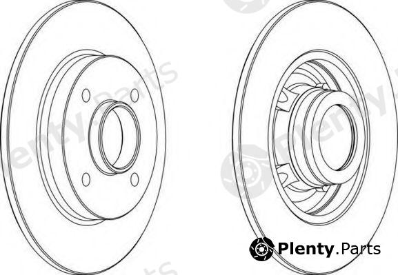  FERODO part DDF1523 Brake Disc