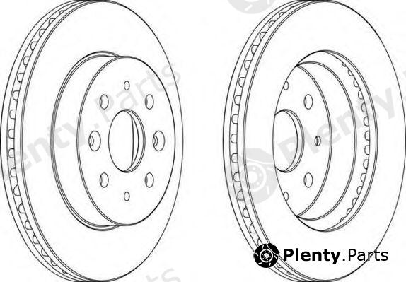  FERODO part DDF1542 Brake Disc