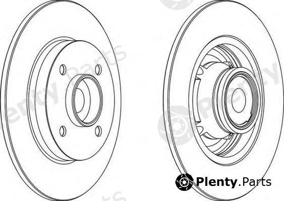  FERODO part DDF1560 Brake Disc