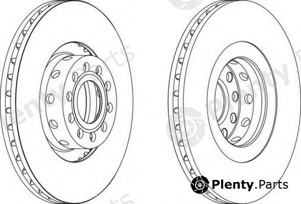  FERODO part DDF1563 Brake Disc