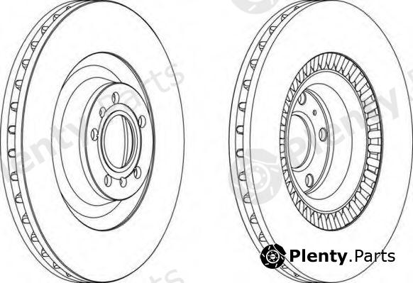  FERODO part DDF1572 Brake Disc
