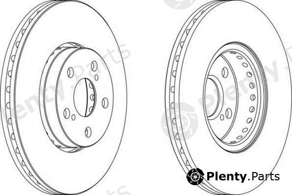  FERODO part DDF1575 Brake Disc