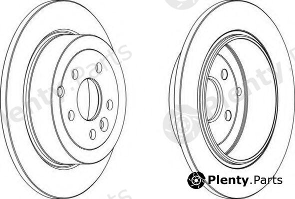  FERODO part DDF1578 Brake Disc