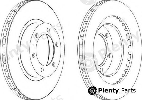  FERODO part DDF1594 Brake Disc
