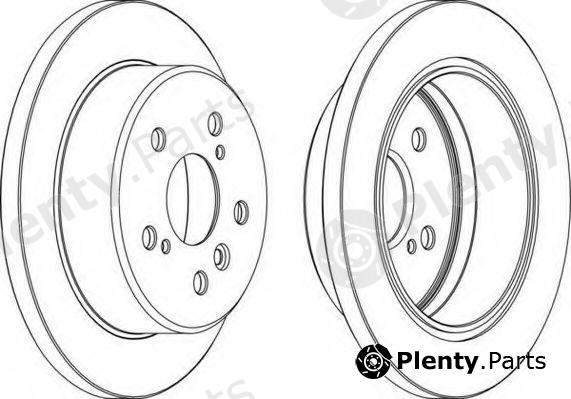  FERODO part DDF1598 Brake Disc