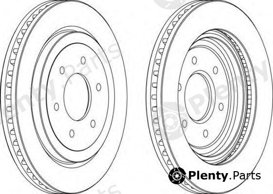  FERODO part DDF1611 Brake Disc