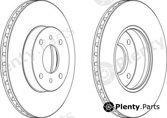  FERODO part DDF959 Brake Disc