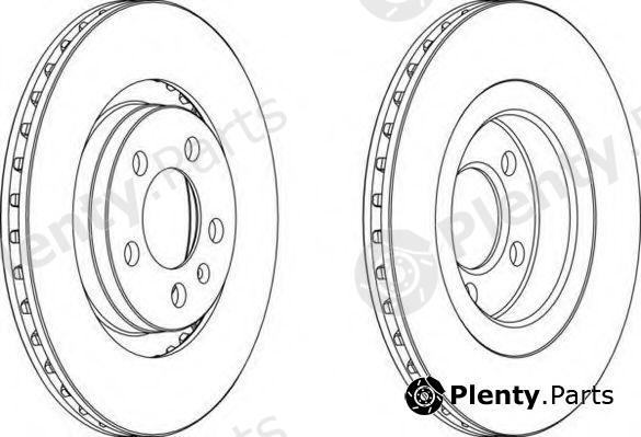  FERODO part DDF928C-1 (DDF928C1) Brake Disc