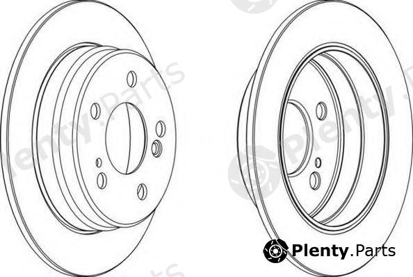  FERODO part DDF1221 Brake Disc