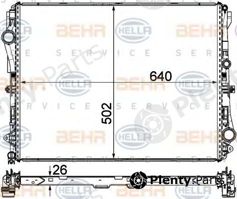  BEHR part 8MK376924-071 (8MK376924071) Radiator, engine cooling
