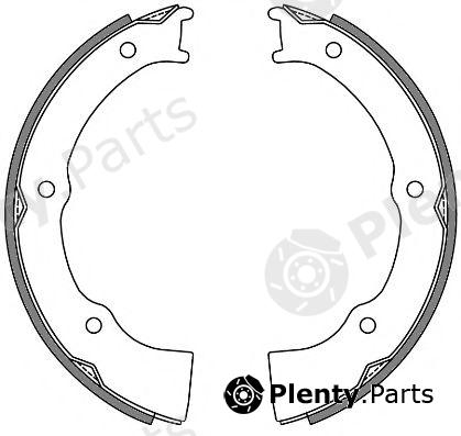  REMSA part 4654.00 (465400) Brake Shoe Set, parking brake