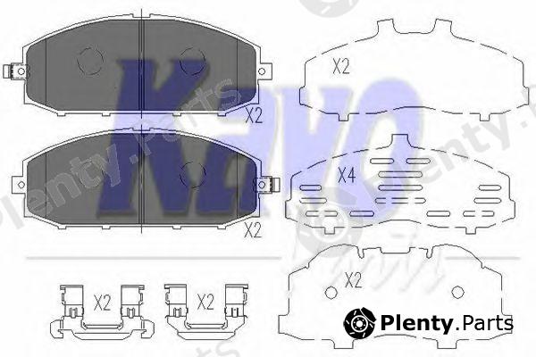  KAVO PARTS part KBP-6540 (KBP6540) Brake Pad Set, disc brake
