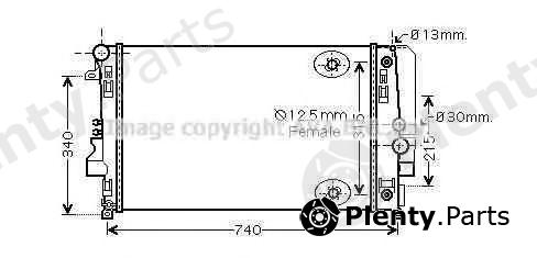  AVA QUALITY COOLING part MSA2460 Radiator, engine cooling