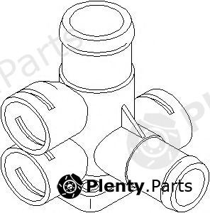  TOPRAN part 100718 Coolant Flange