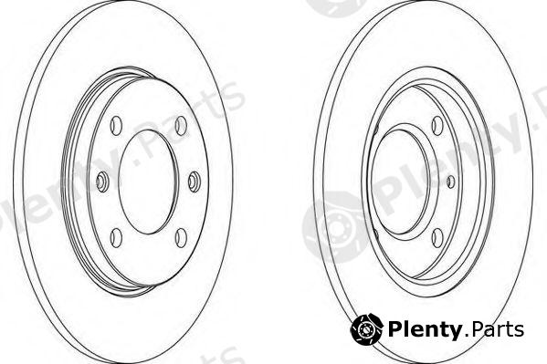  WAGNER part WGR0244-1 (WGR02441) Brake Disc