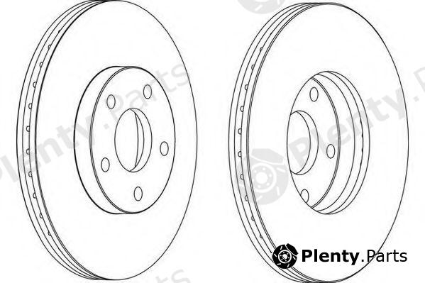  WAGNER part WGR11721 Brake Disc