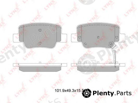  LYNXauto part BD-7601 (BD7601) Brake Pad Set, disc brake