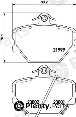  HELLA PAGID part 8DB355008-721 (8DB355008721) Brake Pad Set, disc brake