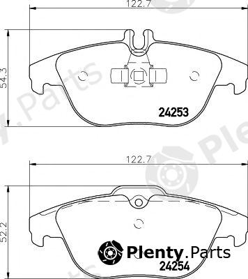  HELLA PAGID part 8DB355012-741 (8DB355012741) Brake Pad Set, disc brake