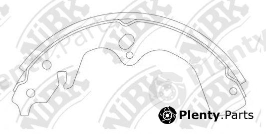  NiBK part FN11907 Brake Shoe Set