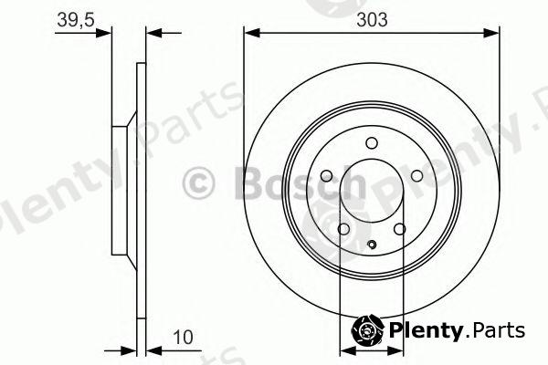  BOSCH part 0986479V04 Brake Disc