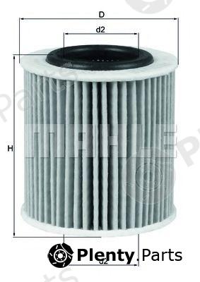  KNECHT part OX834D Oil Filter