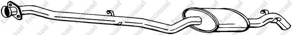  BOSAL part 287-181 (287181) End Silencer